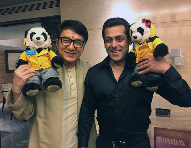 Salman khan Jackie Chan Photo