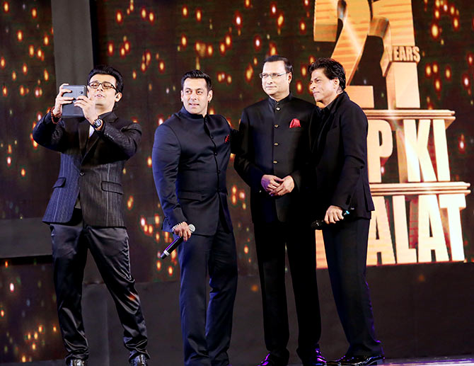 Shahrukh, Salman and Aamir photos together